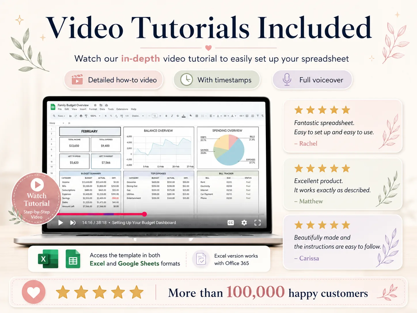 Family Organizer Bundle preview — video tutorial