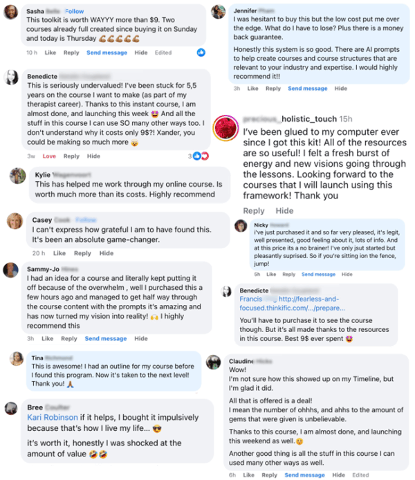 Real customer reviews and results 1