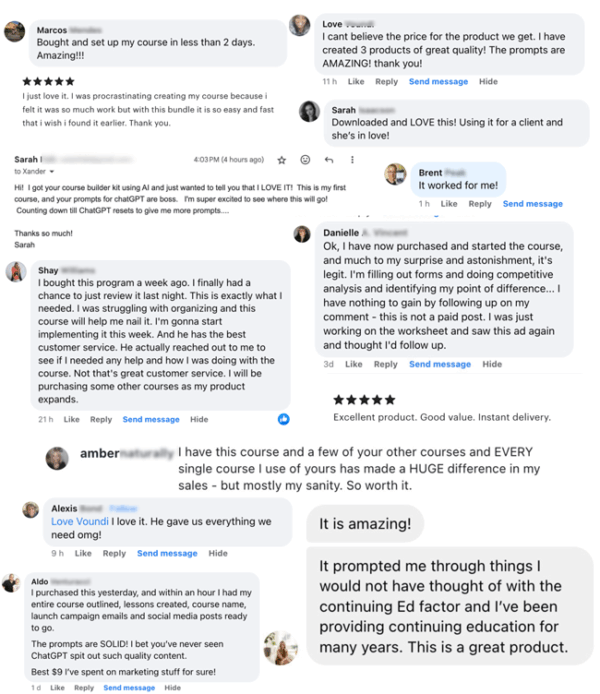Real customer reviews and results 2